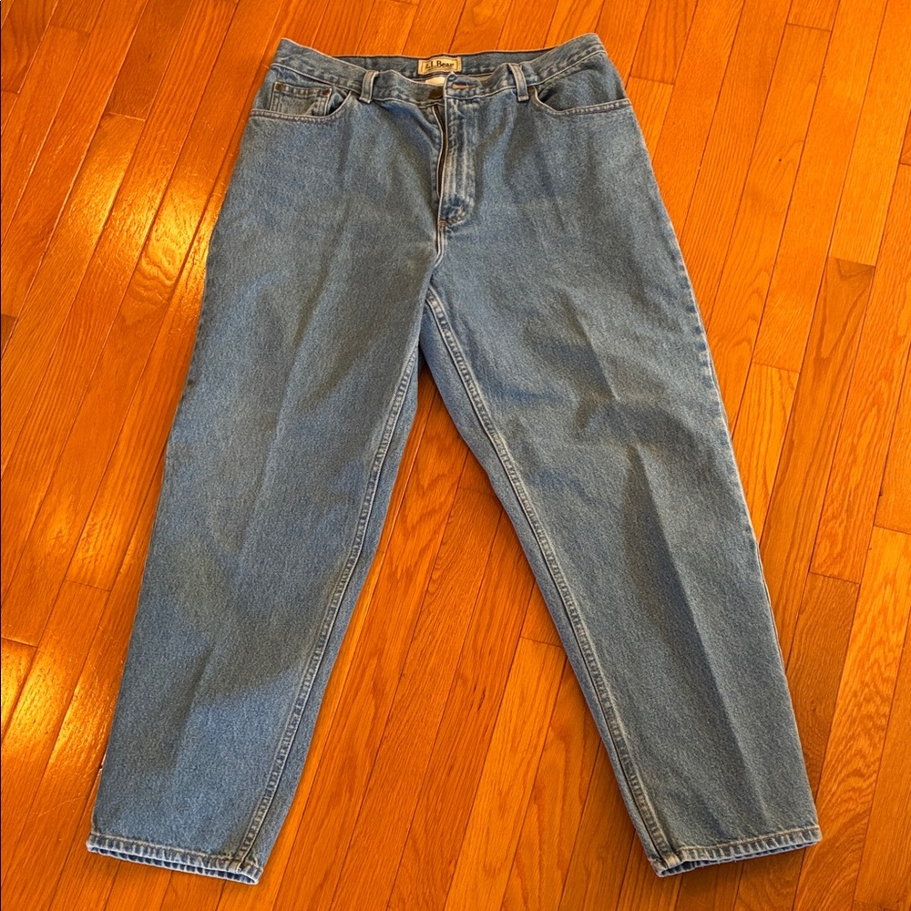 L.L. Bean Relaxed Fit Blue Jeans
